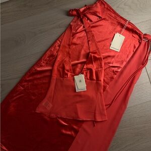 Pollie halter top - coral